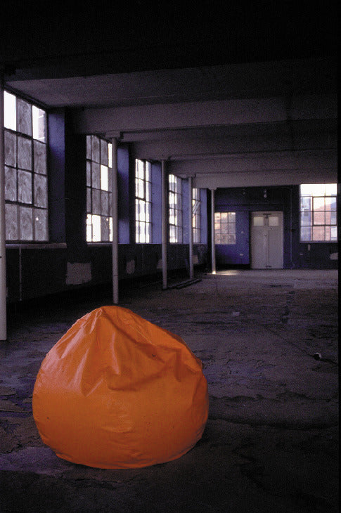 Ron Arad; Nick Crosbie 'Memo' beanbag chair, 1999 (Orange)